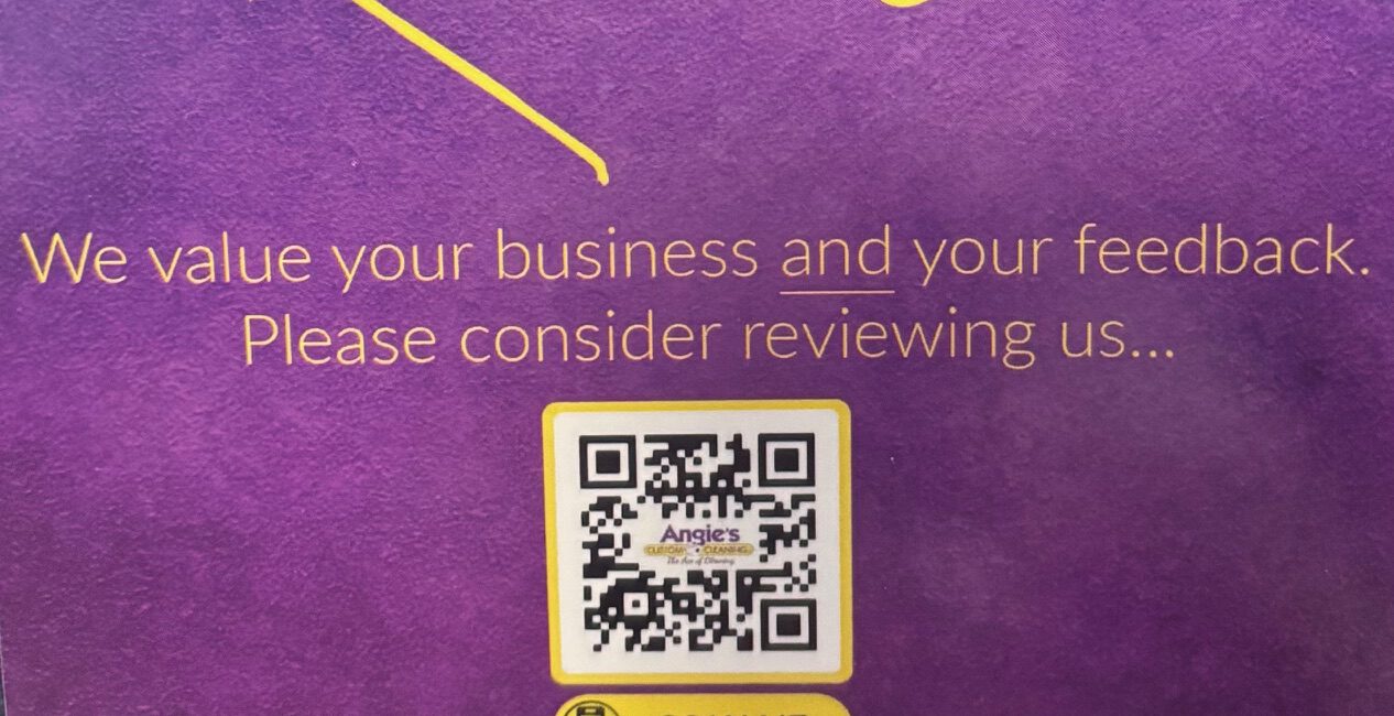 Give a Review & Thank Your Cleaning Crew