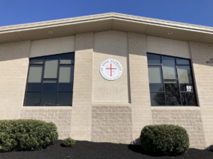 Exterior photo of a catholic school